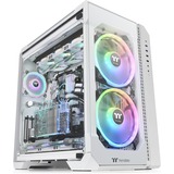 Thermaltake View 51 TG ARGB Snow Midi Tower Blanc, boîtier pc Blanc | 4x USB-A | 1x USB-C | RGB | Verre Trempé