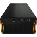 be quiet! PURE BASE 600 Window, Moyen tour Noir/Orange,  boîtier tour noir/orange, Window-Kit