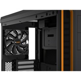 be quiet! PURE BASE 600 Window, Moyenne tour Noir/Orange,  boîtier tour noir/orange, Window-Kit