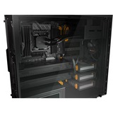 be quiet! PURE BASE 600 Window, Moyenne tour Noir/Orange,  boîtier tour noir/orange, Window-Kit