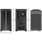 be quiet! Pure Base 500DX, Moyen tour Noir, USB-A 3.2 (5 Gbit/s), USB-C 3.2 (10 Gbit/s), 2x Audio