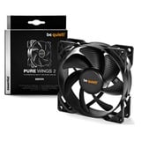be quiet! Pure Wings 2 92 mm | Ventilateur PC, Ventilateur de boîtier Noir, Ventilateur, 9,2 cm, 1900 tr/min, 56,02 m³/h, Noir