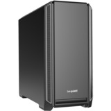 be quiet! Silent Base 601 Midi Tower Noir, Argent, Moyen tour Noir/Argent, Midi Tower, PC, Noir, Argent, ATX, EATX, micro ATX, Mini-ITX, Acrylonitrile-Butadiène-Styrène (ABS), SECC, HDD