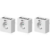 goobay 55542 Prise intelligente 3600 W Blanc, Minuteur Blanc, Avec fil, Intérieure, Blanc, IP20, CE, WEEE, GS: TÜV Süd, 3600 W