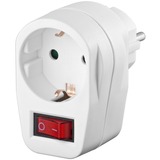 goobay NK Schalter adaptateur de puissance & onduleur Intérieure 3500 W Blanc, Interrupteur Blanc, Universel, Intérieure, 230 V, 3500 W, AC1-to-AC2, 16 A