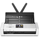 Brother ADS-1700W scanner Scanner ADF 600 x 600 DPI A4 Noir, Blanc, Scanner à feuilles Gris clair/Noir, 215,9 x 863 mm, 600 x 600 DPI, 1200 x 1200 DPI, 48 bit, 24 bit, 25 ppm