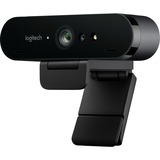 Logitech BRIO ULTRA HD PRO BUSINESS webcam 4096 x 2160 pixels USB 3.2 Gen 1 (3.1 Gen 1) Noir Noir, 4096 x 2160 pixels, 90 ips, 1280x720@30fps,1280x720@60fps,1920x1080@30fps,1920x1080@60fps, 720p,1080p,2160p, 5x, 90°