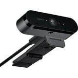 Logitech Brio webcam 13 MP 4096 x 2160 pixels USB 3.2 Gen 1 (3.1 Gen 1) Noir Noir, 13 MP, 4096 x 2160 pixels, Full HD, 90 ips, 1280x720@30fps, 1280x720@60fps, 1920x1080@30fps, 1920x1080@60fps, 720p, 1080p, 2160p