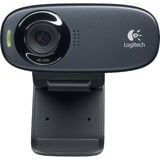 Logitech C310 webcam Noir, 5 MP, 1280 x 720 pixels, 30 ips, 720p, 60°, USB