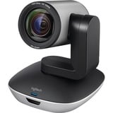 Logitech GROUP - Solution de visioconférence pour les salles de réunions moyennes à grandes, Webcam Noir/Argent, Système de vidéoconférence de groupe, Full HD, 30 ips, 90°, 10x, Noir, Gris