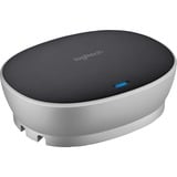 Logitech GROUP - Solution de visioconférence pour les salles de réunions moyennes à grandes, Webcam Noir/Argent, Système de vidéoconférence de groupe, Full HD, 30 ips, 90°, 10x, Noir, Gris