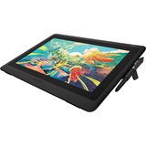 Wacom Cintiq 16 tablette graphique Noir 5080 lpi 344,16 x 193,59 mm Noir, Avec fil, 5080 lpi, 344,16 x 193,59 mm, Stylo, Caoutchouc de silicone, 39,6 cm (15.6")