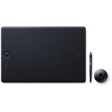 Wacom Intuos Pro tablette graphique Noir 5080 lpi 224 x 148 mm USB/Bluetooth Noir, Sans fil, 5080 lpi, 224 x 148 mm, USB/Bluetooth, Stylo, Tactile, 2 m