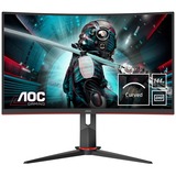 AOC CQ27G2U/BK 27" Curved, Moniteur gaming Noir, 2x HDMI, DisplayPort, 4x USB-A 3.2 (5 Gbit/s), 144 Hz