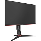 AOC G2 24G2U/BK écran plat de PC 60,5 cm (23.8") 1920 x 1080 pixels Full HD LED Noir, Rouge, Moniteur gaming Noir, 60,5 cm (23.8"), 1920 x 1080 pixels, Full HD, LED, 4 ms, Noir, Rouge