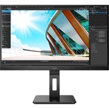 AOC P2 27P2Q écran plat de PC 68,6 cm (27") 1920 x 1080 pixels Full HD LED Noir Moniteur Noir, 1x DisplayPort, 1x HDMI, 1x DVI, 1x VGA, 4x USB-A, 68,6 cm (27"), 1920 x 1080 pixels, Full HD, LED, 4 ms, Noir