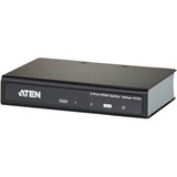 ATEN 2-Port 4K HDMI Splitter, Repartiteur HDMI Noir