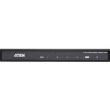 ATEN Séparateur HDMI 4K 4 ports, Répartiteurs, Switch Noir, HDMI, 4x HDMI, 4096 x 2160 pixels, Noir, 4K Ultra HD, 15 m