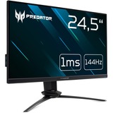 Acer Predator UM.KX3EE.P08 LED display 62,2 cm (24.5") 1920 x 1080 pixels Full HD IPS Noir, Moniteur Gaming Noir, 62,2 cm (24.5"), 1920 x 1080 pixels, Full HD, IPS, 2 ms, Noir