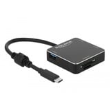 DeLOCK 64042 hub & concentrateur USB 3.2 Gen 1 (3.1 Gen 1) Type-A 5000 Mbit/s Noir, Hub USB Noir, USB 3.2 Gen 1 (3.1 Gen 1) Type-A, USB 3.2 Gen 1 (3.1 Gen 1) Type-A, MMC Mobile, MicroSD (TransFlash), MicroSDHC, MicroSDXC, MiniSD, MiniSDHC, RS-MMC, SD, SDHC, SDXC, 5000 Mbit/s, Noir, 0,2 m