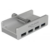 DeLOCK Hub USB 3.0 externe à 4 ports avec vis de verrouillage 