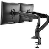 Digitus Bras universel à double écran, Support de moniteur Noir