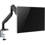 Digitus Support simple écran universel avec ressort à gaz et fixation par serrage, Support de moniteur Noir, Pince, 9 kg, 38,1 cm (15"), 81,3 cm (32"), 100 x 100 mm, Noir