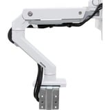 Ergotron HX Desk Dual Monitor Arm, Support de moniteur Blanc, Boulon traversant, 15,9 kg, 81,3 cm (32"), 400 x 400 mm, Réglage de la hauteur, Blanc