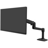 Ergotron LX Desk Monitor Arm, Support de moniteur Noir, Pince/boulon, 11,3 kg, 86,4 cm (34"), 100 x 100 mm, Réglage de la hauteur, Noir