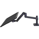 Ergotron LX Desk Monitor Arm, Support de moniteur Noir, Pince/boulon, 11,3 kg, 86,4 cm (34"), 100 x 100 mm, Réglage de la hauteur, Noir