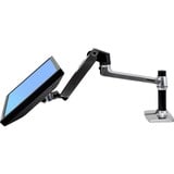 Ergotron LX Desk Mount LCD Monitor Arm, Support de moniteur Argent