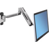 Ergotron LX HD Sit-Stand Wall Mount, Support mural Aluminium, 13,6 kg, 116,8 cm (46"), 75 x 75 mm, 400 x 400 mm, Argent