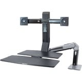 Ergotron WorkFit-A, Dual Monitor with Worksurface, Support de moniteur 