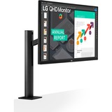 LG 27QN880-B LED display 68,6 cm (27") 2560 x 1440 pixels Quad HD LCD Noir 27" Moniteur Noir, 68,6 cm (27"), 2560 x 1440 pixels, Quad HD, LCD, 5 ms, Noir