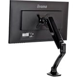 iiyama Bras de moniteur à ressort à gaz simple DS3001C-B1, Support de moniteur Noir, Pince, 5 kg, 25,4 cm (10"), 68,6 cm (27"), 100 x 100 mm, Noir