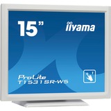 iiyama ProLite T1531SR-W5 15" Touchscreen-Moniteur  Blanc, 38,1 cm (15"), 1024 x 768 pixels, LED, 8 ms, Blanc