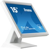 iiyama ProLite T1531SR-W5 15" Touchscreen-Moniteur  Blanc, 38,1 cm (15"), 1024 x 768 pixels, LED, 8 ms, Blanc