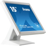 iiyama ProLite T1531SR-W5 écran plat de PC 38,1 cm (15") 1024 x 768 pixels LED Écran tactile Blanc, Moniteur LED Blanc, 38,1 cm (15"), 1024 x 768 pixels, LED, 8 ms, Blanc