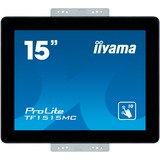 iiyama ProLite TF1515MC-B2 15" Moniteur Noir, 38,1 cm (15"), 1024 x 768 pixels, XGA, LED, 8 ms, Noir
