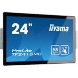 iiyama Prolite TF2415MC-B2 23.8" Touchscreen-Moniteur  Noir, 60,5 cm (23.8"), 1920 x 1080 pixels, Full HD, VA, 16 ms, Noir