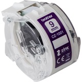 Brother CZ-1001 ruban d'étiquette Violet sur blanc Violet sur blanc, CZ, Jet d'encre, Brother, VC-500W, 9 mm