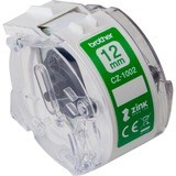 Brother CZ-1002 ruban d'étiquette Blanc sur vert Blanc sur vert, CZ, Multicolore, Jet d'encre, Brother, VC-500W