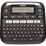 Brother PT-D210 imprimante pour étiquettes Transfert thermique 180 x 180 DPI 20 mm/sec QWERTY, Étiqueteuse Noir, QWERTY, Transfert thermique, 180 x 180 DPI, 20 mm/sec, AAA, Alcaline