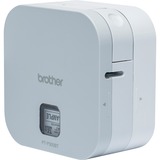 Brother PT-P300BT imprimante pour étiquettes Thermique directe 180 x 180 DPI 20 mm/sec TZe Bluetooth, Imprimante d'étiquettes Blanc, TZe, Thermique directe, 180 x 180 DPI, 20 mm/sec, AAA, Blanc