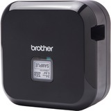 Brother PT-P710BT - P-touch CUBE Plus - imprimante d’étiquettes rechargeable Bluetooth, Imprimante d'étiquettes Noir, TZe, Transfert thermique, 180 x 360 DPI, 20 mm/sec, Avec fil &sans fil, Noir
