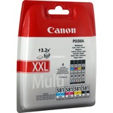 Canon CLI-581XXL Multipack cartouche d'encre Original Noir, Cyan, Magenta, Jaune 11,7 ml, 11,7 ml, Multi pack