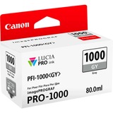 Canon Cartouche d'encre grise PFI-1000GY Gris, Encre à pigments, 80 ml