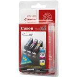 Canon Multipack CLI-521, Encre Encre à pigments, 3 pièce(s), Vente au détail