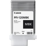 Canon PFI-120MBK cartouche d'encre 1 pièce(s) Original Noir mat Noir (Mat), Encre à pigments, 130 ml, 1 pièce(s)