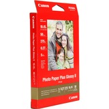 Canon Papier photo brillant extra II 4 × 6 po (10 × 15 cm) PP-201 - 50 feuilles Hautement brillant, 260 g/m², Rouge, 50 feuilles, 270 µm, Canon Lucia, ChromaLife100+